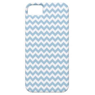iPhone 5 Case-Mate Case, Blue and White Chevrons