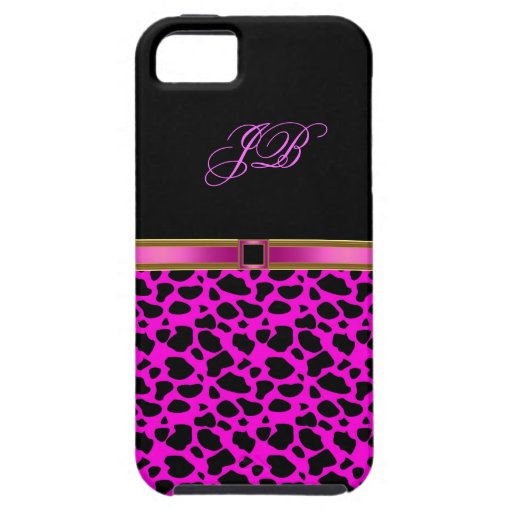 iPhone 5 Case-Mate Case Wild Pink Black