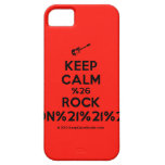 [Electric guitar] keep calm %26 rock on%21%21%21  iPhone 5 Cases