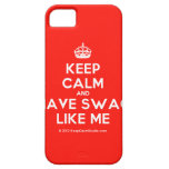 [Crown] keep calm and have swag like me  iPhone 5 Cases