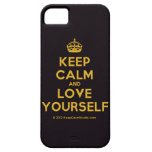 [Crown] keep calm and love yourself  iPhone 5 Cases