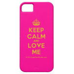 [Crown] keep calm and love me  iPhone 5 Cases