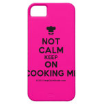 [Chef hat] not calm keep on cooking me  iPhone 5 Cases