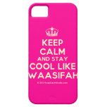 [Dancing crown] keep calm and stay cool like waasifah  iPhone 5 Cases
