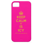 [Crown] keep calm it is icy  iPhone 5 Cases