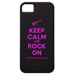 [Electric guitar] keep calm and rock on  iPhone 5 Cases