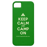 [Tent] keep calm and camp on  iPhone 5 Cases