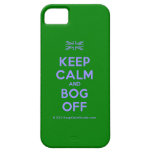 [UK Flag] keep calm and bog off  iPhone 5 Cases
