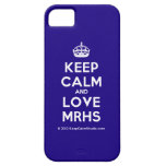 [Crown] keep calm and love mrhs  iPhone 5 Cases