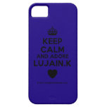 [Crown] keep calm and adore lujain.k [Love heart]  iPhone 5 Cases