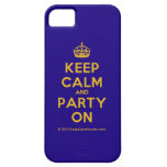 [Crown] keep calm and party on  iPhone 5 Cases