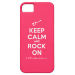 [Electric guitar] keep calm and rock on  iPhone 5 Cases