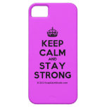 [Crown] keep calm and stay strong  iPhone 5 Cases