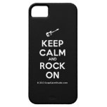 [Electric guitar] keep calm and rock on  iPhone 5 Cases