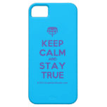 [Crown upside down] keep calm and stay true  iPhone 5 Cases