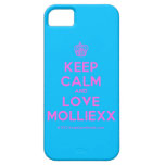 [Cupcake] keep calm and love molliexx  iPhone 5 Cases
