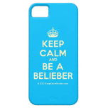 [Crown] keep calm and be a belieber  iPhone 5 Cases