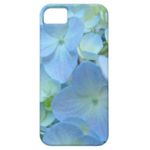 iPhone 5 cases Pastel Blue Hydrangea Flowers
