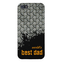 iPhone 5 Cover Metal Dad Pattern Cool Monogram iphone cases