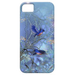 iPhone 5 Elegant Classy Blue Birds Bluebirds iPhone 5 Cases