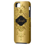 iPhone 5 Elegant Classy Gold Black iPhone 5 Case