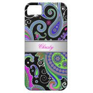 iPhone 5 Elegant Classy Pink Paisley Pattern iPhone 5 Covers