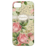IPhone 5 - Vintage English Rose Lace n Hydrangea iPhone 5 Cases