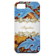 iPhone 5 Vintage Floral White Gold Diamond Image iPhone 5 Cover
