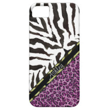 IPhone 5 Zebra Leopard Print, Leopard Pattern iPhone 5 Cases