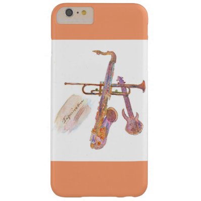 Iphone 6/6s Plus, Barely there with jazz pict Barely There iPhone 6 Plus Case