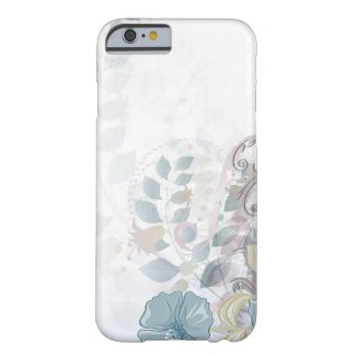 iPhone 6 case Abstract Blue Pink Watercolor Floral