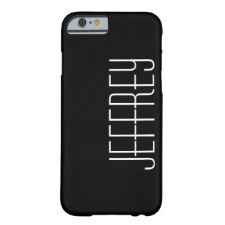 iPhone 6 Case, Black and White, Personalized