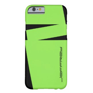iPhone 6 Case Modern Green and Black All Occasion