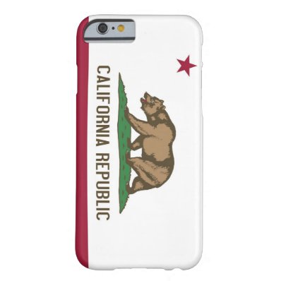 iPhone 6 case with Flag of California