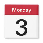 iPhone App Magnet - Calendar - Customizable