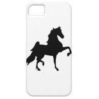 Iphone Barely there Case / Saddlebred Silhouette iPhone 5 Cases