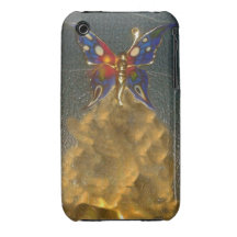 iPhone Case - Turbo Butterfly Fantasy Design Case-Mate iPhone 3 Case