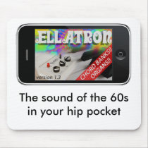 iPhone Ellatron at work mousepads