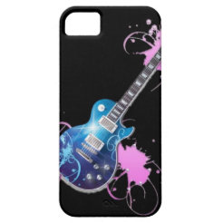 iphone, guitar, rock and roll iPhone 5 cover