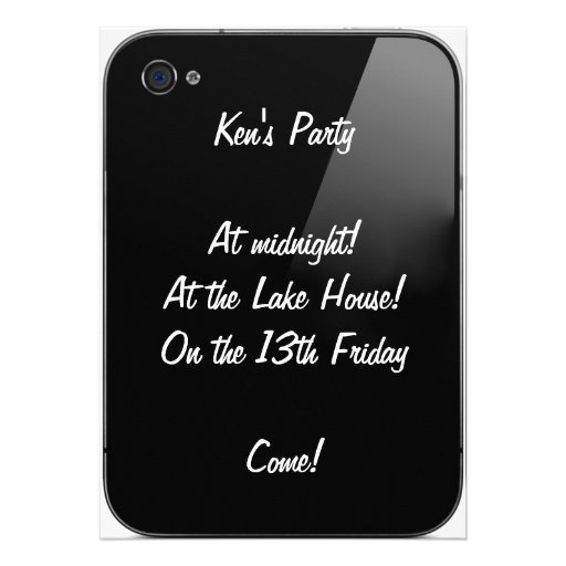 iPhone Invitation
