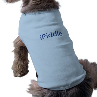iPiddle Puppy Shirt Pet Tshirt