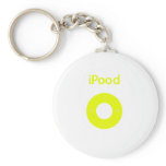 Ipod spoof Ipood yellow keychains