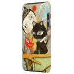 iPod Touch Case Bird Cat Huge eyes