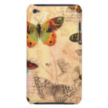 iPod Touch Case with Beautiful Monarch Butterflies
