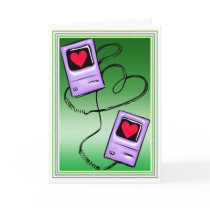 "iPod Twosome" Valentine Card