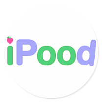 iPood (pastel colors) stickers