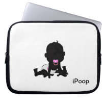 iPoop baby silhouette (pink)