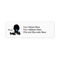 iPoop Funny Custom Return Address Labels