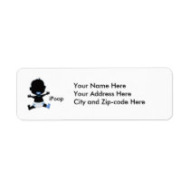iPoop Funny Custom Return Address Label