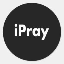 iPRAY Round Stickers
